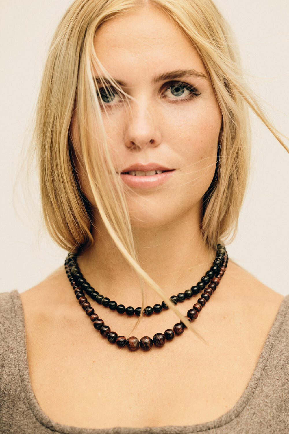 Color halskæde - sort